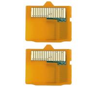 Create idea 2pcs Adaptadores de Tarjeta MicroSD TF A Tarjeta XD Soporte de Tarjeta TF A XD Adaptadores de Tarjeta de Memoria Compatible con Olympus U1040 U9000 U7000 U6000 SP590 Amarillo