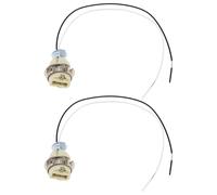 Create idea 2pcs Portalámparas de Cerámica G9 con Conector de 10 Pulgadas de Longitud para Bombillas LED Halógenas Y CFL