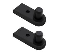 Create idea 2x Bisagra de Repuesto para Puerta de Ducha Pivote de Un Solo Pasador de 7,5 Mm para Baño Balcón Puerta de Vidrio Batiente