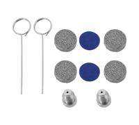 Create idea 2x Juegos de Boquillas de Orificio para Cañón de Espuma de 1,1 Mm Y 3000 PSI con Aguja de Limpieza para Lanza de Espuma de Nieve