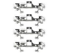 Create idea 4 almohadillas de reparación de teclado de repuesto de película conductora flexible para controlador compatible con PS5 BDM-030 compatible con controlador V3 DualSense