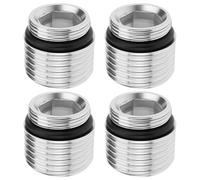 Create idea 4 Conectores de Rosca Adaptadores de Grifo M18 X 1,0 Mm A 1/2 para La Mayoría de Los Grifos de Cocina