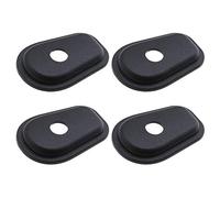 Create idea 4 espaciadores adaptadores de indicador de se?al de giro de motocicleta delantero trasero negro compatible con Yamaha YZF-R6 YZF600 YZF1000 Thunderace FZ1000 FAZER FZ600 FAZER YZF-R1