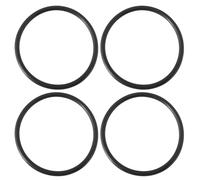 Create idea 4 juntas de goma de nitrilo superior de filtro de 75 x 5 mm compatibles con Adey Magnaclean Professional 2 Micro 2 Negro
