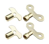 Create idea 4 llaves de llave de radiador de 6 mm, 7 mm, interruptor multifuncional para fábrica, jardín, lugar público, hogar