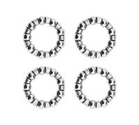 Create idea 4 rodamientos de bolas de bicicleta de 1/4 pulgadas x 9 bolas retenedor manivela soporte inferior piezas de repuesto accesorios de reparación para ciclismo MTB bicicleta de carretera