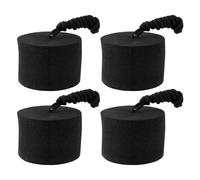 Create idea 4 Tapones para Kayak EVA de 4,5 X 3,1 Cm Aptos para Orificios de Menos de 1,5 A 1,75 Pulgadas para Kayak Tipo Sit-on-Top para Pesca Color Negro Grande