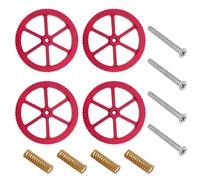 Create idea 4 tuercas de nivelación de impresora 3D compatibles con Ender3 Pro Ender5 CR-10s Pro Tuercas de nivelación de giro manual de aluminio con resortes de compresión