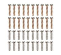 Create idea 40 tornillos de repuesto compatibles con consolas Game Boy compatibles con DMG-01 20 Tri-Wing para Case 20 para interno