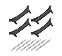 Create idea 4pcs Adaptador de Conector Correa de Reloj Compatible con Samsung Galaxy Watch Ultra de 47 Mm para Correas de Liberación Rápida de 22 Mm con Varilla de Resorte Negra