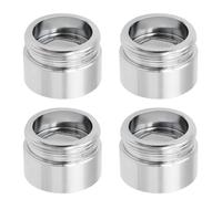 Create idea 4pcs Conectores Adaptadores de Grifo de Latón de 1/2 Pulgadas Hembra A M22x1,0 Adaptador de Purificador de Agua de Rosca Macho Métrico para Máquina Lavavajillas Cocina Fregadero