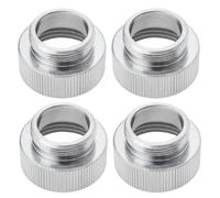 Create idea 4pcs Conectores Adaptadores de Grifo de Latón de 3/4 Pulgadas Hembra A M22x1,0 Adaptador de Purificador de Agua de Rosca Macho Métrico para Máquina Lavavajillas Cocina Fregadero