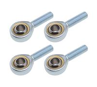 Create idea 4PCS SA6 T/K Rose Joint Rodamientos de Extremo de Varilla Macho Mano Derecha M6x1.0mm Acero de Rodamiento para Cilindro Hidráulico Máquina de Forja Amortiguador de Coche