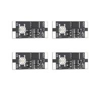 Create idea 4x Módulo de Interruptor Biestable de Botón Enlace único XL-10AH 10A para Ventiladores LED de Hogar Inteligente Electrónica de Bricolaje