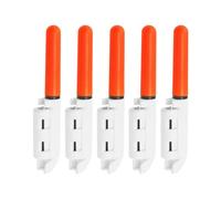Create idea 5 Luces Rojas de Punta de Caña de Pescar Nocturna Lámpara LED Incandescente Impermeable Alarma Mordedura Pesca Nocturna Barra Luminosa Accesorios