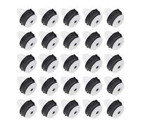 Create idea 50 piezas de coche puerta lateral moldura clips de panel sujetadores con arandelas de goma negra W714231S300 1571079 para agujero de 8 mm