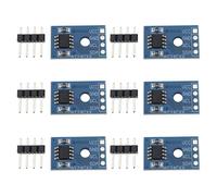 Create idea 6 Unidades Módulo de Memoria SMD AT24C256 con Interfaz I2C EEPROM Serie 2,7-5,5 V 5 MA Apto para Almacenamiento de Datos