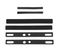 Create idea 6PCS Barra Espaciadora de Teclado Compatible con Teclado Mecánico 6.25U Barra Espaciadora Espuma 12x108 Mm Tira A Prueba de Polvo 5x60 Mm Interruptor de Teclado Silenciador Algodón Negro
