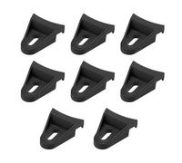 Create idea 8 clips para altavoz de subwoofer para coche, 40 x 36 mm, con código de ángulo, para subwoofers de coche de 4, 6, 8, 10, 12 y 15 pulgadas de diámetro, color negro
