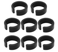 Create idea 8 cuñas reductoras de goma de tipo abierto de 25,4 mm para adaptador de manillar de bicicleta de 31,8 mm o soporte compatible con soportes para botellas de bicicleta
