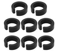 Create idea 8 Piezas de Cuña Reductora de Goma de Tipo Abierto de 22,2 Mm para Adaptador O Soporte de Manillar de Bicicleta de 31,8 Mm Compatible con Soportes para Computadora de Bicicleta