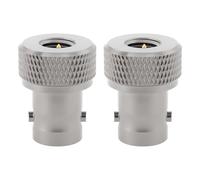 Create idea Adaptador de 2 Piezas SMA Macho A BNC Hembra para Conexión de Antena Compatible con El Escáner de Radio Uniden 3600 3500