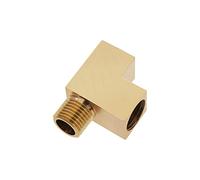 Create idea Adaptador de ¨¢ngulo M10x1 T-Distributor Sensor de presi¨®n de aceite Conector en T Adaptador de medidor de presi¨®n de aceite M10x1 macho a 2 M10x1 Adaptador hembra de lat¨®n