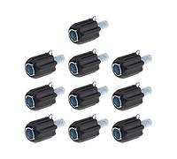 Create idea Ajustadores de Cable de Freno de Cambio de Tornillo Ajustable de Freno de Bicicleta M5 para La Mayoría de Bicicletas de Montaña MTB Negro Paquete de 10