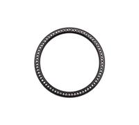 Create idea Anillo de bisel de reloj compatible con Galaxy Watch 4, funda de protección antiarañazos, cubierta adhesiva de diamante, accesorio decorativo para reloj, 46mm, Acero