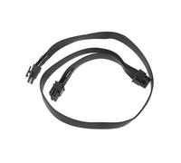 Create idea Cable de alimentación de 8 pines a doble 6+2 pines macho a macho, conexión GPU, cable P-CIE compatible con Corsair compatible con Thermaltake compatible con PSU modular ARESGAME, 60 cm +