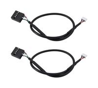Create idea Cable USB Bluetooth de 2 Piezas de 4 Pines A 9 Pines Compatible con ASUS Tarjeta de Escritorio PCIe