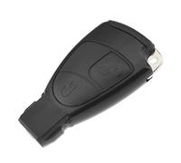 Create idea Carcasa para Llave de Coche Compatible con Mercedes Benz A B C E G S CLK SLK Reemplazo para 2 Botones Color Negro