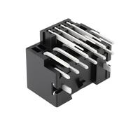 Create idea Conector de Alimentaci¨®n PCIE en ¨¢ngulo de 16 Pines PCI-E 5.0 de 12 V Compatible con RTX 3000 Y 4000 Color Negro