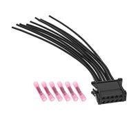Create idea Conector de arnés del ventilador para automóvil 8200729298 7701207876 7701207717 Compatible con Renault Repara calentadores de aire defectuosos Conectores de cableado quemado
