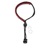 Create idea Correa de Muñeca para Cámara con Tornillo Anillo D de 1/4" Correa de Mano Ajustable para Cámara Cordón Compatible con Insta 360 X3 Palos para Selfies Cámaras de Acción Negro Y Rojo