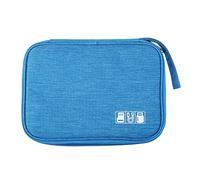 Create idea Correa de Reloj Correas de Reloj Bolsa de Almacenamiento portátil Bolsa Impermeable Bolsa de Organizador de Viaje de Nylon Azul