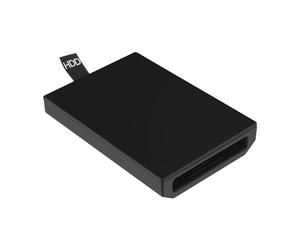 Create idea Cubierta de Disco Duro Carcasa de Repuesto Carcasa Interna para Disco Duro HDD Carcasa de Disco Duro Compatible con Xbox 360 Plástico Negro Delgado