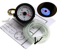 Create idea Diales de 52 mm PSI Motor Pointer Car Turbo Boost Gauge Pantalla de luz LED azul + manguera de 172 cm