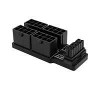 Create idea GPU 12VHPWR de 16 Pines A 4 Pines de 8 Pines 600 W Adaptador PCIe 5.0 ATX 3.0 de 180 Grados para RTX 4090 3090Ti de 12+4 Pines (Tipo A)