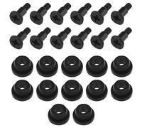 Create idea Juego de 12 tornillos de disco duro de 2.5 pulgadas con kit de arandela de goma para disco duro de absorción de golpes, tornillo de absorción de impactos para carcasas de computadora HDD