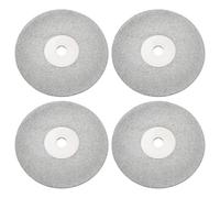Create idea Juego de 4 Muelas Abrasivas con Apertura de 3,8 Mm Y Diámetro Exterior de 40 Mm para Afilador de Brocas Portátil Accesorios para Herramientas de Afilado Multiusos