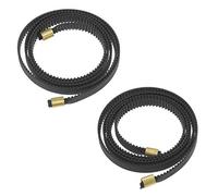 Create idea - Kit de correa de distribución GT2-6 mm con hebilla, 2 mm de altura, 6 mm de ancho, goma compatible con Crea-lity Ender-3 (eje X e Y)