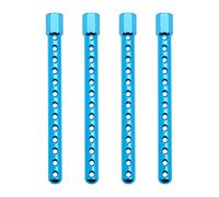 Create idea Los coches azules de la aleaci¨®n de aluminio parte 1/10 soportes del poste del cuerpo caben para HSP 94122 94103 RC Car