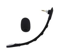 Create Idea MICR¨®Fono de Auriculares de 3,5 mm Compatible con Astro A40 TR Gaming Headset Reemplazo de MICR¨®Fono Desmontable con Cubierta de Espuma para Parabrisas, Longitud de 16 cm, Color Negro