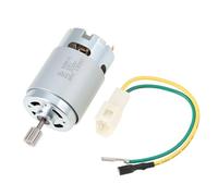 Create idea Motor de Coche de Juguete Eléctrico 9T con Arnés de Cables 555 24 V 18000 para Maquetas de Juguete (8 X 5,7 X 0,88 Cm)