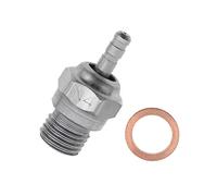 Create idea N4 Glow Plug con arandela de cobre para motores 4C Compatible con 1/10 Escala HSP 70117 Kyosho HPI RC Nitro Motores Coche Cami¨®n Barcos Accesorios