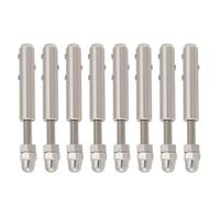 Create idea Paquete de 8 Tornillos para Terminales de Cable Tensor de Cable de 4 Mm Terminal de Cable con Pasador Roscado Adecuado para Cables de 4 Mm A 5 Mm Acero Inoxidable 304