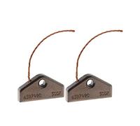 Create idea Par de cepillos de motor de carbono para secadora de secadora, 30 x 16 x 4 mm, compatibles con Miele 5153702 4490382 6597490 5007