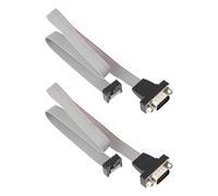 Create idea PNL9M16 - Placa base IDC de 9 pines macho a placa base IDC de 9 pines PNL9M16, 40 cm, 2 unidades