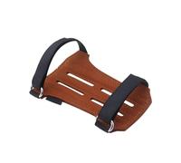 Create idea Protector de brazo para tiro con arco al aire libre, equipo protector de brazo para exteriores con pelo invertido, adecuado para protección tradicional del antebrazo, color marrón